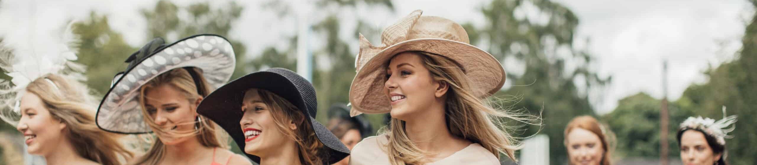 Women Walking to Racecourse